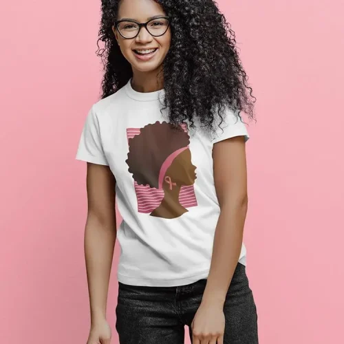 Cancer Awareness Earring T-shirt -SmartPrintsInk Designs