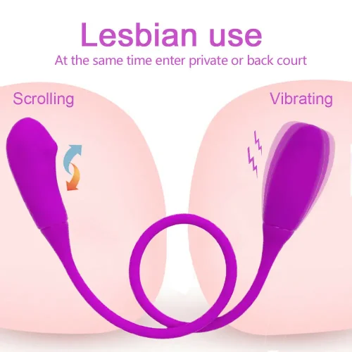 Double Vibrating egg Bendable Penetration Vibrator vaginal balls machine anal butt plug adults sex toys for women couple two 18+