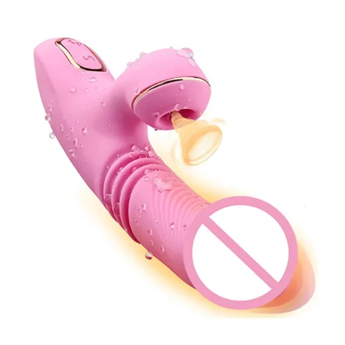 Sucking Vibrators Clitoris Stimulator Women Dildo Heated Thrusting Clit Sucker Sex Toy for Adult 18 Female Maturbation